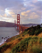 Golden Gate Bridge from Presidio Bluffs